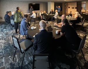 Attendees at Networking breakfast in Moncton, NB